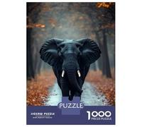 Puzzle Da 1000 Pezzi Per Adulti Elephant Walking Through Autumn Forest Puzzle Per Adolescenti Gioco Rompicapo Decorazione Per La Casa È Ideale Come Regalo 70x50cm/1000pcs
