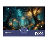 Puzzle Da 1000 Pezzi Per Adulti Enchanted Forest Glowing Lights Puzzle Per Adolescenti Giocattolo Decorazione Da Parete Regali Per Donne Regali Unici Per Compleanno E Natale 70x50cm/1000pcs