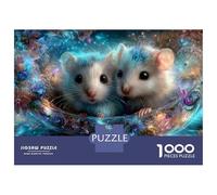 Puzzle Da 1000 Pezzi Per Adulti Enchanted Forest Hamsters Adolescenti Puzzle Giocattoli Antistress Sfida Difficile Attività Divertenti A Casa 52x38cm/1000pcs