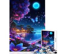 Puzzle da 1000 pezzi per adulti Enchanted Night by The Sea giocattolo decorazione da parete regalo di compleanno gioco per famiglie collezione di artisti belle arti dimensioni 50x75cm