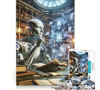 Puzzle da 1000 pezzi per adulti: Enigmatico poeta androide, gioco impossibile, sfida difficile, per rafforzare l'amore tra le coppie 38x52cm