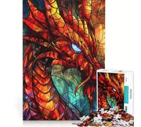 Puzzle da 1000 pezzi per adulti "Enigmi del Drago", gioco educativo, allena la mente e la mano, migliora l'amore tra le coppie 38x52cm