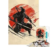 Puzzle da 1000 pezzi per adulti epico puzzle di guerrieri ninja gioco rompicapo per adulti migliora la memoria e favorisce l'interazione genitore-figlio (dimensioni 50x75cm)