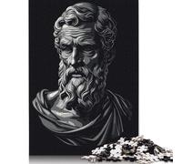 Puzzle da 1000 pezzi per adulti "Epicuro il filosofo" Puzzle da 1000 pezzi per adulti Gioco difficile e impegnativo (38x26 cm)