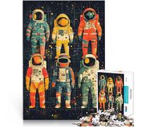 Puzzle da 1000 pezzi per adulti Equipaggio di astronauti nello spazio Assemblaggio del modello Migliorare l'amore tra le coppie 38x26cm