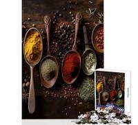 Puzzle da 1000 pezzi per adulti,erbe e spezie,giocattoli per la decorazione della casa,regali di Babbo Natale segreto,gioco rompicapo,stimolante intellettuale,dimensioni 50x75cm
