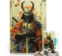 Puzzle da 1000 pezzi per adulti eroe samurai Giocattoli che creano dipendenza e sfidano l'intelligenza del cervello Un'opera d'arte 75x50cm