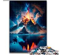 Puzzle da 1000 pezzi per adulti, Eruzione cosmica, in legno, perfetto regalo di Natale e Capodanno, regalo per le feste, 50x75cm, coinvolgente attività di gioco per la famiglia