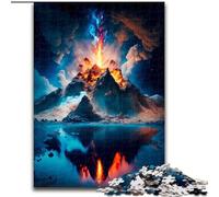 Puzzle da 1000 pezzi per adulti Eruzione Cosmica Puzzle in cartone dimensioni 26x38cm Perfetto per Halloween, Natale, regalo di compleanno