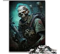 Puzzle da 1000 pezzi per adulti Esercito Morto in legno, Capodanno, regalo per le feste, 50x75cm, coinvolgente attività di gioco per la famiglia