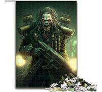 Puzzle da 1000 pezzi per adulti, esercito morto, soldato zombi, puzzle in cartone, dimensioni 26x38cm, perfetti per Halloween, Natale, regalo di compleanno