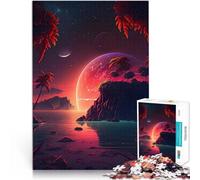 Puzzle da 1000 pezzi per adulti Esopianeta Aiuta il cervello ad allenare i giocattoli che creano dipendenza per coltivare la pazienza Idee regalo 75x50cm