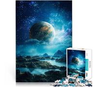 Puzzle da 1000 pezzi per adulti Esopianeta tra le nuvole Fatto di cartone per età 14+ Antistress Vacanza a casa Uccidere il tempo Regalo divertente per la famiglia misurare：38x52cm