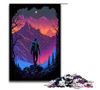 Puzzle da 1000 pezzi per adulti esploratore del vulcano in eruzione gioco educativo sfida giocattolo opera d'arte regalo 75x50 cm