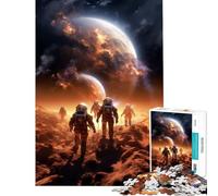 Puzzle da 1000 pezzi per adulti esploratori spaziali su Marte attività divertenti da fare a casa gioco difficile e impossibile adatto a partire dai 14 anni 50x75cm