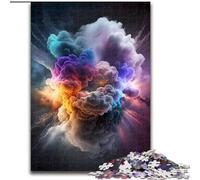 Puzzle da 1000 pezzi per adulti, esplosione di colori, gioco interattivo per famiglie, decorazioni fai da te per la casa, sfida per la mente, regalo (dimensioni: 50x75cm)