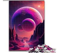Puzzle da 1000 pezzi per adulti, esplosione di pianeti, in legno, idea regalo unica fai da te per la casa, 50x75cm, gioco rompicapo per adolescenti, regalo perfetto per le feste