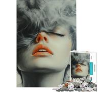 Puzzle da 1000 pezzi per adulti espressione emotiva gioco educativo sfida giocattolo educativo opera d'arte regalo artistico (Dimensioni 38x52cm)