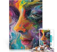 Puzzle da 1000 pezzi per adulti Espressioni di lei Giocattoli educativi per l'apprendimento Giochi per famiglie Ottimi regali e giocattoli 38x26cm