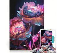 Puzzle da 1000 pezzi per adulti "Essenza Rosa Celeste" gioco per famiglie decorazione per la casa adatto per la scrivania 50x75cm