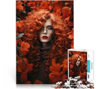 Puzzle da 1000 pezzi per adulti Estetica autunnale Fatto di cartone da 14 anni in su Giochi educativi Regali di Babbo Natale segreto misurare:26x38cm/10.24 x 14.96pollice
