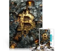 Puzzle da 1000 pezzi per adulti Estrazione di roccia Bitcoin giochi divertenti per famiglie è ideale come regalo per tutta la famiglia 75x50cm