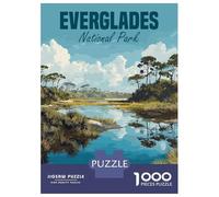 Puzzle Da 1000 Pezzi Per Adulti Everglades National Park Puzzle Per Adulti Giochi Rilassanti Regali Per Donne Divertimento A Casa Attività, 70x50cm/1000pcs