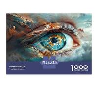 Puzzle Da 1000 Pezzi Per Adulti Eyes of The Soul Puzzle Per Adulti Gioco Rompicapo Difficile Sfida Educativa Difficile 38x26cm/1000pcs