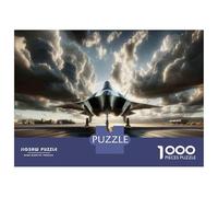 Puzzle Da 1000 Pezzi Per Adulti F-35 Lightning II Fighter Jet Puzzle Per Adulti Gioco Rompicapo Difficile Sfida Educativa Difficile 52x38cm/1000pcs