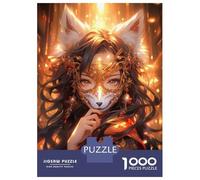 Puzzle Da 1000 Pezzi Per Adulti Fairy Fox Girl Anime Puzzle Per Adulti Gioco Rompicapo Difficile Compleanno E Natale 52x38cm/1000pcs