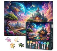 Puzzle da 1000 pezzi per adulti fantasia arte paesaggio impegnativo puzzle adatto per giochi notti per adulti adolescenti giocattolo educativo dimensioni: 70 x 50 cm