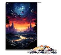 Puzzle da 1000 pezzi per adulti fantasia bellissimo paesaggio idee regalo per giocattoli educativi intellettuali decompressivi 75x50 cm