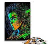 Puzzle da 1000 pezzi per adulti fantasia con viso giocattoli educativi intellettuali decompressivi idee regalo 75x50 cm