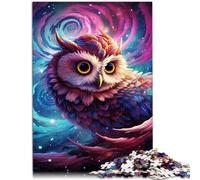 Puzzle da 1000 pezzi per adulti Fantasy Art Gufetto giocattolo 26 x 38 cm decorazione per la casa unica e regali per bambini di 14 anni