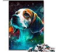 Puzzle da 1000 pezzi per adulti Fantasy Beagle Puzzle impossibili per adulti dimensioni 50x75cm Ideale per gli innamorati, perfetto regalo di Natale, Capodanno, San Valentino
