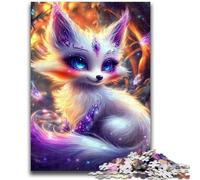 Puzzle da 1000 pezzi per adulti Fantasy Fox Giochi educativi Decorazione per la casa Gioco educativo per compleanno, Natale 50x75cm