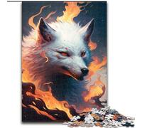 Puzzle da 1000 pezzi per adulti Fantasy Fox Puzzle da 1000 pezzi per adulti Festa di compleanno per uomini e donne (dimensioni 26x38cm)