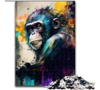Puzzle da 1000 pezzi per adulti Fantasy Monkey Puzzle impossibili per adulti dimensioni 50x75cm Ideale per gli innamorati, perfetto regalo di Natale, Capodanno, San Valentino