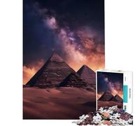 Puzzle da 1000 pezzi per adulti Faraoni Cosmici Egitto Attività Divertenti da Fare a Casa Gioco Difficile Impossibile Adatto a partire dai 14 anni 50x75cm