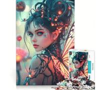 Puzzle da 1000 pezzi per adulti, fata con ali di farfalla, gioco impossibile, sfida difficile, per rafforzare l'amore tra le coppie 38x26cm