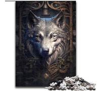 Puzzle da 1000 pezzi per adulti, favola del lupo, in legno, regalo per uomini e donne, per occasioni quotidiane e speciali, 1000 pezzi(50x75cm)