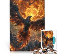 Puzzle da 1000 pezzi per adulti Fenice e Sole Giocattoli che creano dipendenza e sfidano l'intelligenza del cervello Regalo divertente 38x26cm