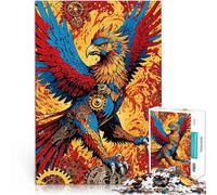 Puzzle da 1000 pezzi per adulti Fenice Steampunk Fatto di legno per età pari o superiore a 14 anni Giocattoli stimolanti È ideale come regalo per tutta la famiglia misurare:50x75cm