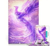 Puzzle da 1000 pezzi per adulti fenice viola gioco rilassante decorazione per la casa ideale come regalo per tutta la famiglia 50x75cm