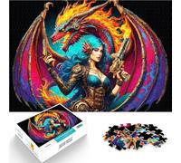 Puzzle da 1000 pezzi per adulti Fiamme del Destino per il giocattolo di sfida del gioco educativo Regalo di compleanno, regali, arte murale 75x50cm