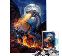 Puzzle da 1000 pezzi per adulti "Fiamme del Destino" un gioco divertente e originale da appendere al muro perfetto come regalo di compleanno o di Natale (dimensioni: 50x75cm)