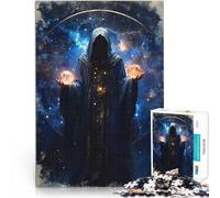 Puzzle da 1000 pezzi per adulti Figura mistica con sfere Difficile da completare ma divertente e umoristico gioco di sfida unico 52x38cm