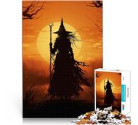 Puzzle da 1000 pezzi per adulti Figura oscura sotto la luna Gioco di famiglia antistress sfida difficile Collezione di artisti, Belle arti 75x50cm