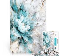 Puzzle da 1000 pezzi per adulti Fiore dell'alzavola Kintsugi su marmo Giocattoli educativi Decorazioni e regali unici per la casa 75x50cm