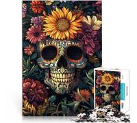 Puzzle da 1000 pezzi per adulti fiore e osso Giocattoli che creano dipendenza e sfidano l'intelligenza del cervello Idee regalo 52x38cm